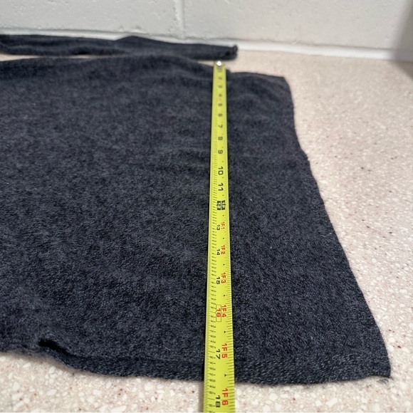 M MAGASCHONI 100% Cashmere Sweater Gray XS Tunic High Low Loose Fit V-Neck EUC - Picture 13 of 16